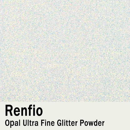 Renfio Opal Ultra Fine Glitter Powder Metallic Resin Glitter 1.75 Oz (50g) PET Flakes Crafts Sequins 1/128" 0.008" 0.2mm Epoxy Chips Flakes for Tumblers Slime Decoration - Magic Opal
