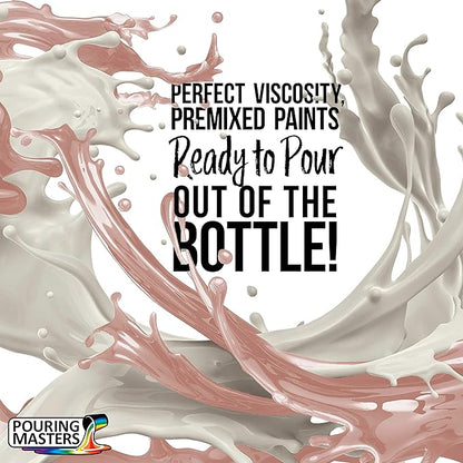 POURING MASTERS Ballet Slipper Acrylic Ready to Pour Pouring Paint - Premium 8-Ounce Pre-Mixed Water-Based - for Canvas, Wood, Paper, Crafts, Tile, Rocks and More