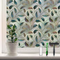 DKTIE Window Privacy Film Frosted Glass Static Cling UV Sun Blocking Heat Control Window Tint Day and Night Insulation Home Bathroom Door Decorative (S166, 23.6'' x 118.1'')