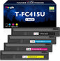 TFC415U T-FC415U Toner Cartridges 4-Pack Replacement for Toshiba T-FC415U Toner T-FC415U-K T-FC415U-C T-FC415U-M T-FC415U-Y for Toshiba E-Studio 2515AC 3015AC 3515AC 4515AC 5015AC Printer