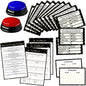 20 Pcs Retirement Friendly Feud Game Set Retirement Party Game Trivia Quiz with 18 Card 2 Buzzer for Adults Family Games Activities Party Supplies, Battery Not Included