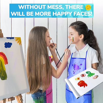 Bellofy 2X Disposable Palette Paper 9x12 Inches | Mess-Free Paper Artist Palette for Acrylic, Oil Paint | Perfect Painting for Artists, Kids & Beginners | Easy-to-Use Tear-Off Sheets for Mixing Colors