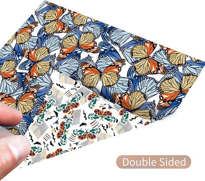 Origami Paper Kit 50 Sheets 6 Inch Square Double Sided Color 10 Vivid Colors for Hand Crafts Origami Paper Arts Creativity.Flowers and Birds
