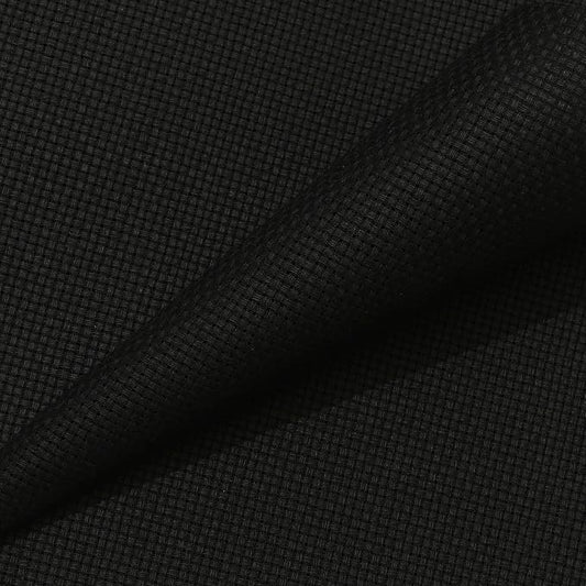 Aida Cloth 11 Count Cross Stitch Fabric,19×28inch (11CT,Black)
