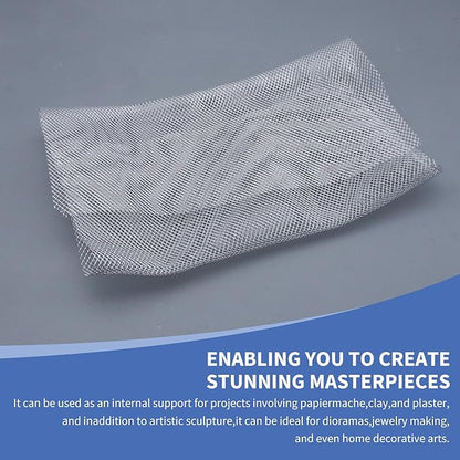 24 Inch by 10 Foot Sculpting Wire Mesh, Aluminum Wire Mesh for Arts and Craft,Sculpting Mesh Roll 24 Inch×10 Foot, Stainless Mesh Screen for Sculpting Clay DIY Projects Jewelry Making