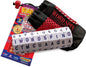 Geospace The Original Handheld Magnetic Spin Game, Take-Along Travel Edition with Storage Pouch (Challenge Word Spin with 10 Magnetic Wheels)