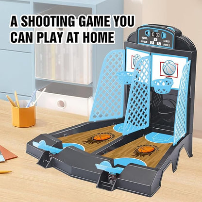 Table Top Games, Glow in The Dark Mini Basketball Game - Desktop Games for Kids，Desk Toys for Office for Adults - Basketball Gifts for Boys 3 4 5 6 7 8 9 10 11 12