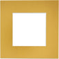Poster Palooza 8x10 Mat for 6x8 Photo - Precut Metallic Gold Picture Matboard for Frames Measuring 8 x 10 Inches - Bevel Cut Matte to Display Art Measuring 6 x 8 Inches - Acid Free ONE MAT