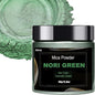 Nori Green Mica Powder(100g) Big Bottle Pigment Powder Multipurpose DIY Arts and Crafts Additive, Woodworking, Epoxy, Resin, Natural Bath Bombs, Paint, Soap,Nail Polish, Lip Gloss(Nori Green, 3.5oz)