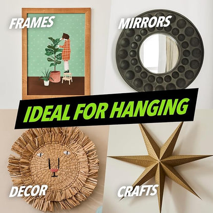Picture Hanging Wire #5 50lbs 100-Feet, Flexible Steel Wire 16 Gauge for Hang Up Frame/Painting and Mirror