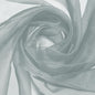 MECCANIXITY Iridescent Sheer Organza Fabric, 2 Yards x 59 Inches Solid Holographic Shiny Fabric Organza Cloth for Wedding, Curtains, Costume, Photo Background, Grey
