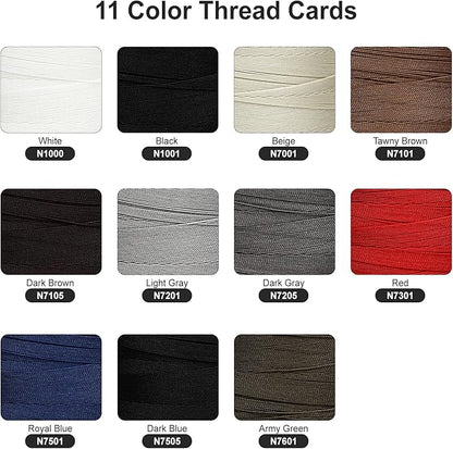 Extra Strong Bonded Nylon Thread #69 Tex70 – 16 OZ, 6000yds, Versatile Stitching Solution for Leather, Upholstery, Canvas Repair and More (Beige)