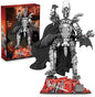 Dark Lord Building Set with Light Magma Base, Creative Demon Mech Display Model, Compatible with Lego Adults, STEM Christmas Birthday Gift Toy for Kids Boys 8-14 (879 PCS)