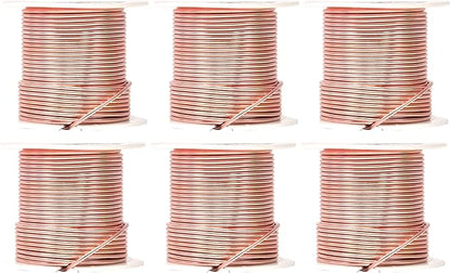Mandala Crafts 14 Gauge Anodized Aluminum Craft Wire for Jewelry Making – 330 FT Colored Flexible Rose Gold Combo Wire - Bendable for Bonsai Armature Crafting Sculpting
