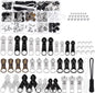 250Pcs Zipper Replacement Zipper Repair Fix Kit Zipper Slider Set for Fixing Luggage Bags, Coats, Jean, Jackets, Tents