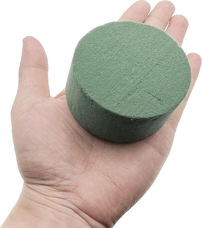5 Pcs Floral Foam, MYYZMY 3 Inch Dry Wet Floral Foam Bricks Round for Artificial Flowers
