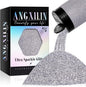 High Capacity 260g Metalic Glitter Shaker Bottle Package - Silver Fine Glitter for Tumbler, Jewelry Making, Epoxy Resin DIY Craft, Face Body Nail Art