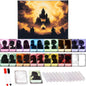 TIDYBOSS DND Combat Tracker & Initiative Set of 50pcs Erasable Acrylic Top on Screen with Character, Monster Insert Cards DM Tools, Accessories for Dungeons and Dragons, TTRPGs