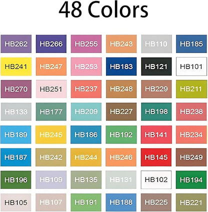 Fine&Soft Tip Acrylic Paint Markers Pen Set, For Surfaces Such as Stone, Canvas, Glass, Metal, etc,Writing, Quick Drying, Long-Lasting,Waterproof & Fade Resistant. (60 Colors)