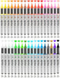Woomer Premium Acrylic Paint Markers, Auto Liquid Ink, Non-Toxic 36 Colors Acrylic Pens with Soft Brush Tip, Wood Fabric Rock Painting Marker with Case for Teen Artist DIY Crafts