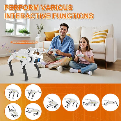 Robot Dog with Claw - Interactive STEM Pet with Voice Control, 30+ Actions & Remot contol, Durable Design for Kids Age 6+