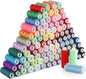 Sewing Thread Set 100 Color, Lemonfilter Thread for Sewing 250 Yards Each Spool Polyester Sewing Threads Assortment for Beginners, Hilos para Coser for Machine Sewing, Hand Stitching or Embroidery