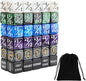 60PCS MTG Counters Set, Anglekai MTG Dice Counters for TCG Card Games, 10P Life Ability Keywords/ 40P -1/+1 Buff Tokens/ 10P Shield/Bag