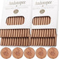 52pcs Red Bronze Sealing Wax Sticks, Andotopee Glue Gun Wax Seal Sticks for Wax Seal Stamp, Premium Sealing Wax for Envelope Letter Seal Wedding Invation Craft Adhesive, Great Gift Ideas (Mini Size)