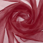 MECCANIXITY Iridescent Sheer Organza Fabric, 10 Yards x 59 Inches Solid Holographic Shiny Fabric Organza Cloth for Wedding, Curtains, Costume, Photo Background, Jujube Red