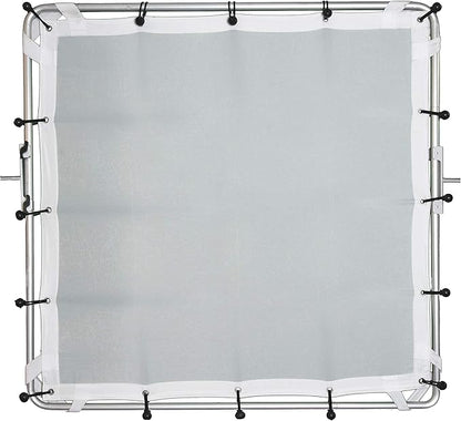 Glide Gear BFS 100 Butterfly Scrim – 4x4, 6x6, 8x8 Diffuser – 3 Nylon Silks, Quick-Setup Frame, C-Stand Clamps Included