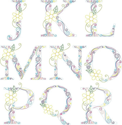 Uniquilling Quilling Kits, 8 * 10-in Letters A Paper Filigree Kits with Quilling Tools& Using Manual, Paper Quilling Kits, DIY Quilling Artwork Modern Wall Art for Living Room