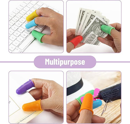 Mr. Pen- Hot Glue Gun Finger Protectors, 24 pcs, Assorted Colors Silicone Finger Protectors, Rubber Fingers Tips, Rubber Finger Covers, Rubber Finger Tips Protector, Finger Grip, Finger Rubber Tips