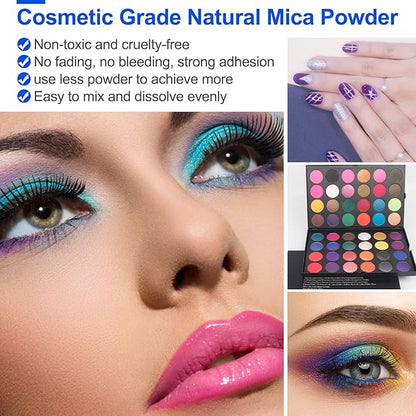 Mica Powder,7.05OZ（200g）,Nacarat Mica Powder Pigment for Epoxy Resin，Lip Gloss，Car Paint，Dye，Soap Making，Nail Polish,Epoxy Resin,Candle Making,Bath Bombs