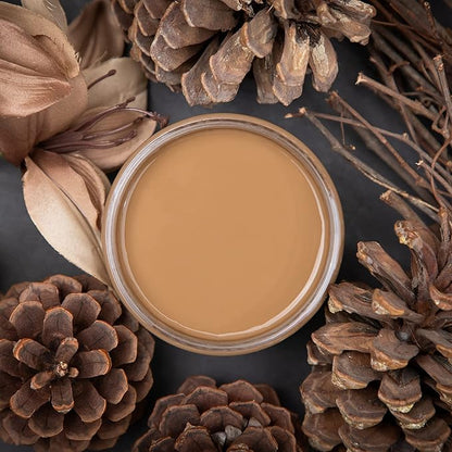 Dixie Belle Paint Company Chalk Finish Furniture Paint - Pine Cone (8oz) - Matte Chocolate Brown Chic Chalk Mineral DIY Furniture Paint