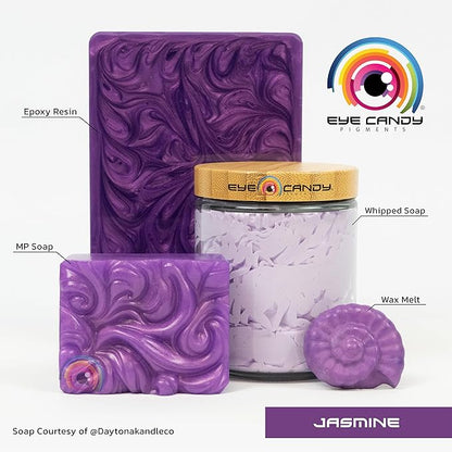 Eye Candy Premium Mica Powder Pigment “Jasmine” (50g) Multipurpose DIY Arts and Crafts Additive | Woodworking, Epoxy, Resin, Paint, Soap, Natural Bath Bombs, Nail Polish (Jasmine, 50G)