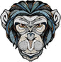EWA Home Décor – Chimp (Chimpanzee) Small 110 Pieces – Wooden Jigsaw Puzzle for Adults – Perfect for Artistic Home Decoration and Mindful Relaxation