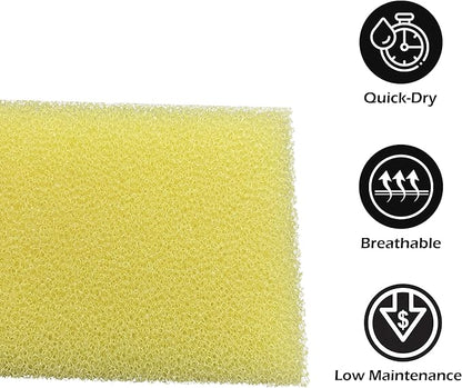FoamRush 8" x 24" x 24" Water-Resistant Dry Fast Outdoor Upholstery Foam Sheet for Outdoor & Marine Furniture (Chair Cushion Foam for Patio Furniture, Boat Seat Cushion Replacement)