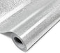 Silver Glitter HTV Heat Transfer Vinyl, 12" x 8ft lron on Vinyl, for T-Shirt Ironing, Vinyl HTV Easy to Cut and Weed, The Best Choice for DIY Creativity. (Silver, 12" x 8ft)