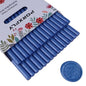 30 Pieces 7mm Sealing Wax Sticks for Glue Gun,PORXFLY Mini Wax Seal Sticks Great for Seals Stamp,Cards Envelopes,Wedding Invitations,Gift Wrapping,Wine Packages (Bondi Blue)