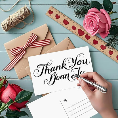 4x6 Blank Postcards for Mailing, White Cardstock Paper, Thick Cardstock, Ideal for Greeting Cards, Thank You, Invitations & DIY Projects