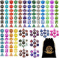 DND Dice Set, 25 X 7 Polyhedral Dice (175 Pieces) for Dungeons and Dragons DND RPG MTG Table Game D4 D6 D8 D10 D12 D20 25 Colors Dice with 1 Large Flannel Bag
