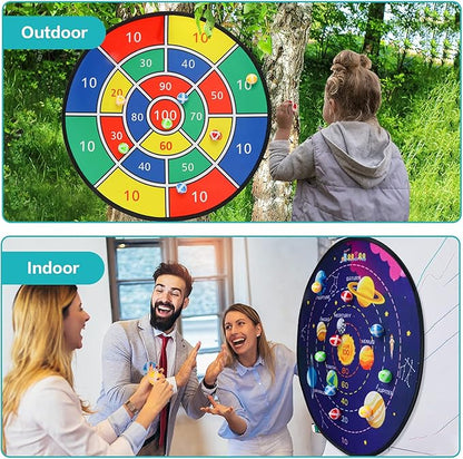 BooTaa 29" Large Dart Board for Kids, Kids Dart Board with Sticky Balls, Boys Toys, Indoor/Sport Outdoor Fun Party Play Game Toys, Birthday Gifts for 3 4 5 6 7 8 9 10 11 12 Year Old Boys Girls