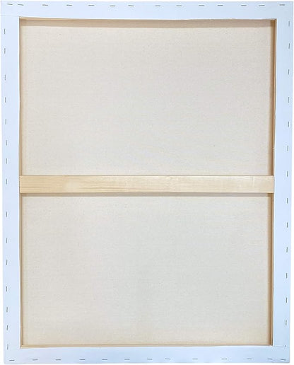 milo Stretched Artist Canvas | 30x40 inches | 4 Pack | 1.5” inch Thick Gallery Profile | 11 oz Primed Large Canvases for Painting, Ready to Paint Art Supplies for Acrylic, Oil