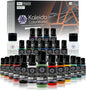 Gaahleri Kaleido Auto 24-Color Set – Water-Based Acrylic Airbrush Paint Kit for Car Models, Gundam,Mecha,Pre-Thinned, High Gloss, Fast-Drying, with Thinner & Cleaner