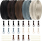 DOITEM 3 mm Nylon Endless Zipper Set with Slider - 14 Meter, 12.5 Yard, 5 Colors