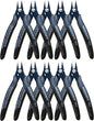 170 Wire Cutters, 10 Pack, Flush Cut Pliers 5 Inch, BOOSDEN Micro Wire Cutters Diagonal Cutting Pliers, Flush Cutter for Jewelry Making, Wire Snips Nippers for Artificial Flowers, Crafts, Zip Ties