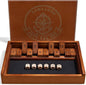 VAMSLOVE Shut The Box Dice Game Wooden Board Table Math Game for 2 Players and Up, 12 Numbers Close The Box with 6 Dice for Kids Adults Family (Instructions Included)