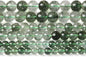 36PCS 10MM Green Crackle Phantom Ghost Crystal Beads for Jewelry Making DIY Bracelet Necklace Accessories 15" Energy Healing Power Stone Beads