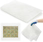 ZENFUN 35" X 76" Mosaic Mesh for Back Mounted Tile, 4.2 oz Fiberglass Mesh Backing Boast for Tile Installation, DIY Handcraft, Wall and Ground Treatment, Supplies Tools (Non Sticky)
