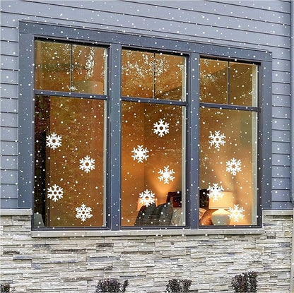 JAJADO Self Adhesive Reusable Christmas Stencils Merry Christmas Ornaments Silk Screen Stencils Winter Xmas Transfers for Coffee Bar, Office, School, Indoor Outdoor Christmas Home Decor Craft Project